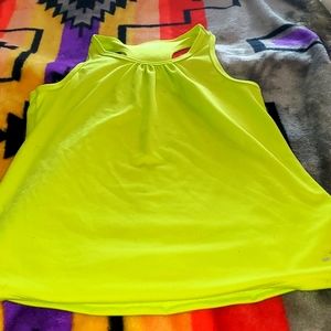 Lime Green Sports Tank Top
